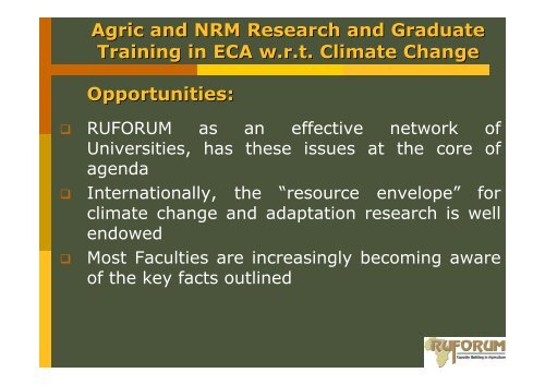 building capacity for capacity building in climate change adaptation