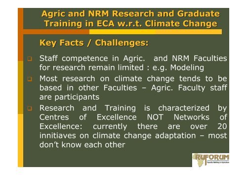 building capacity for capacity building in climate change adaptation