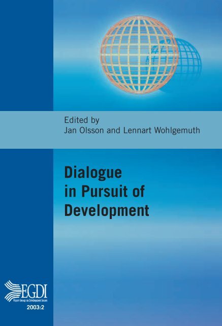 Dialogue in Pursuit of Development - Are you looking for one of ...