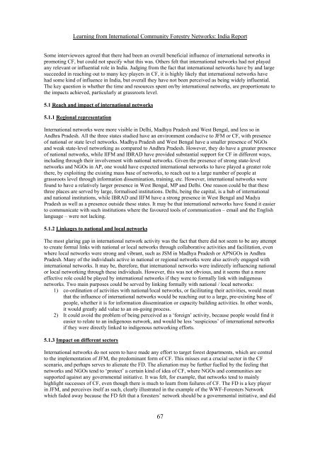 Snapshots of International Community Forestry Networks: Country ...