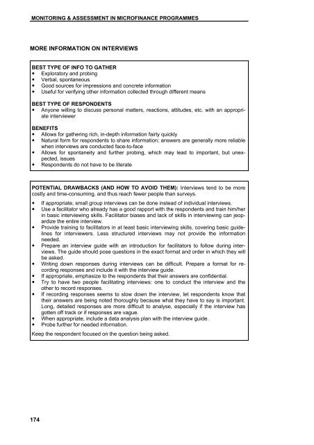 Guidelines for Impact Monitoring & Assessment in Microfinance ...