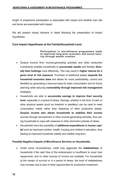 Guidelines for Impact Monitoring & Assessment in Microfinance ...