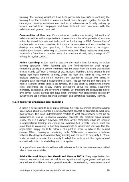 Organisational Learning Discussion Paper - Are you looking for one ...