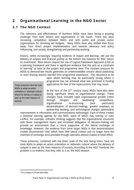 Organisational Learning Discussion Paper - Are you looking for one ...