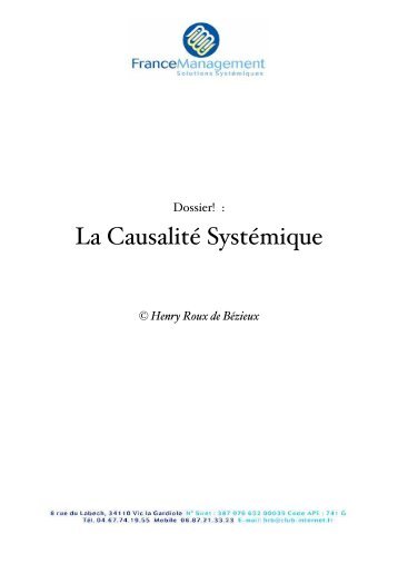 La Causalité Systémique