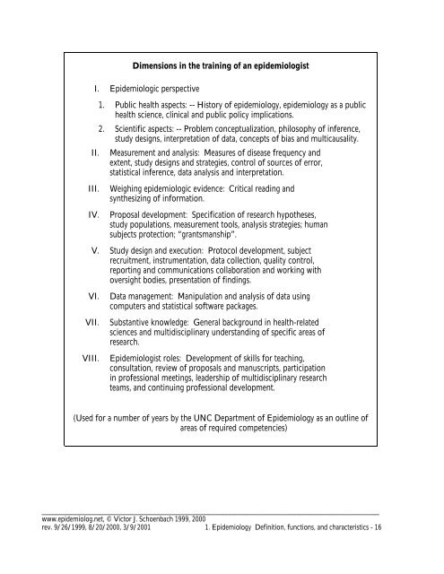 Fundamentals of epidemiology - an evolving text - Are you looking ...