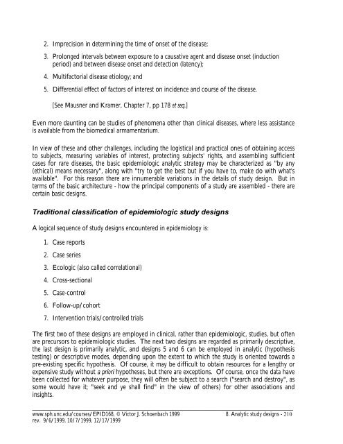 Fundamentals of epidemiology - an evolving text - Are you looking ...