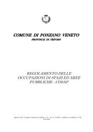 Regolamento COSAP per l'occupazione di spazi ed aree pubbliche