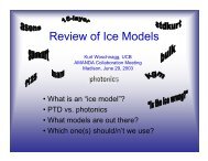 • What is an “ice model”? • PTD vs. photonics ... - IceCube Berkeley