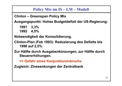 5. IS – LM - Modell