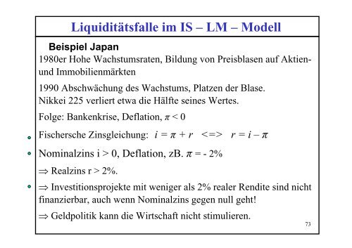 5. IS – LM - Modell