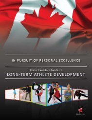 LONG-TERM ATHLETE DEVELOPMENT - Skate Canada