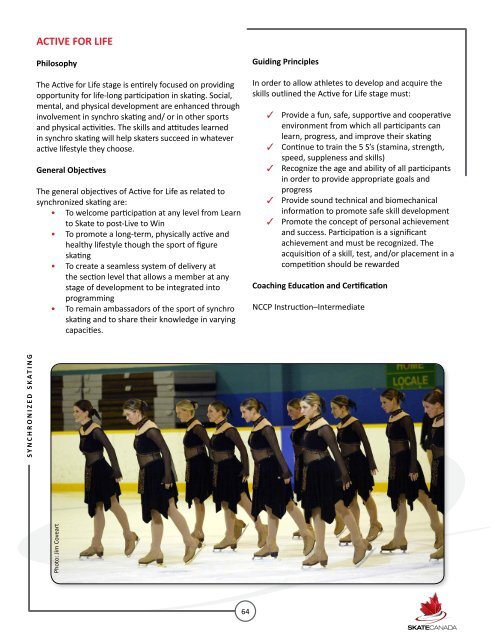 LONG-TERM ATHLETE DEVELOPMENT - Skate Canada