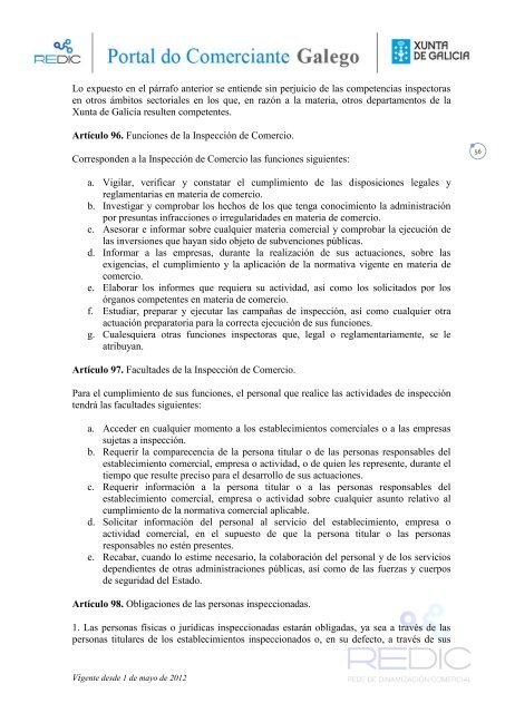 Ley 13/2010, de 17 de diciembre, del comercio interior de Galicia.