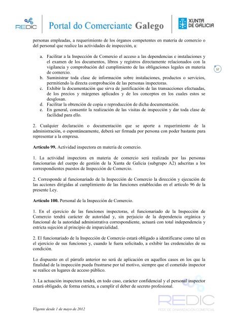 Ley 13/2010, de 17 de diciembre, del comercio interior de Galicia.