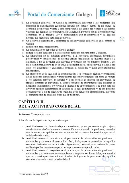 Ley 13/2010, de 17 de diciembre, del comercio interior de Galicia.