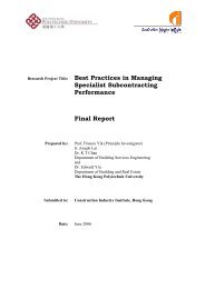 Best Practices in Managing Specialist Subcontracting Performance ...
