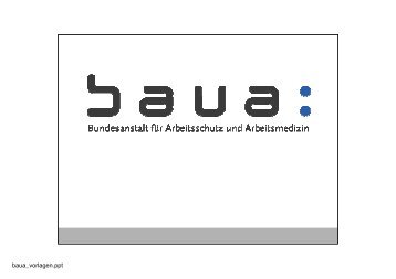 baua_vorlagen.ppt - REACh