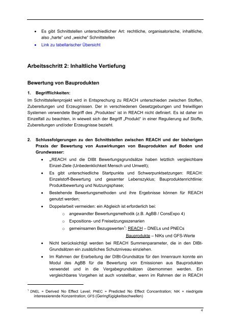 Schnittstellen zwischen REACH und anderen produktbezogenen ...