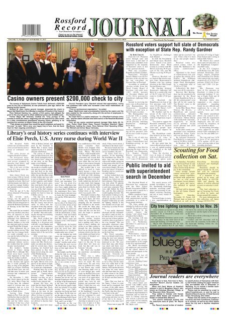 Click here to download - The Rossford Record Journal