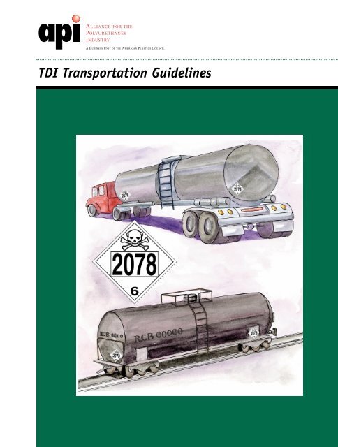 TDI Transportation Guidelines - Polyurethanes - American ...