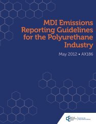 MDI Emissions Reporting Guidelines for the ... - Polyurethanes