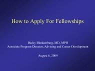 How to Apply For Fellowships - Pediatrics House Staff