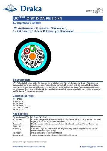 Download Datenblatt - Draka Communications