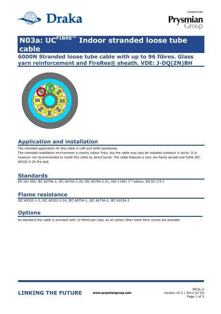 N03a - Draka Communications - Prysmian Group