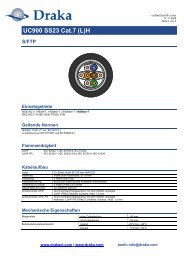 UC900 SS23 Cat.7 (L)H - Draka Communications