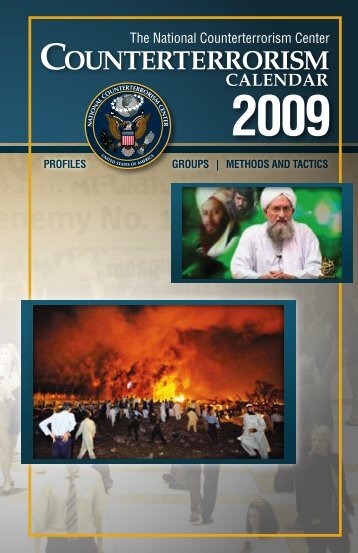 Counterterrorism Calendar 2009 - University of Oregon