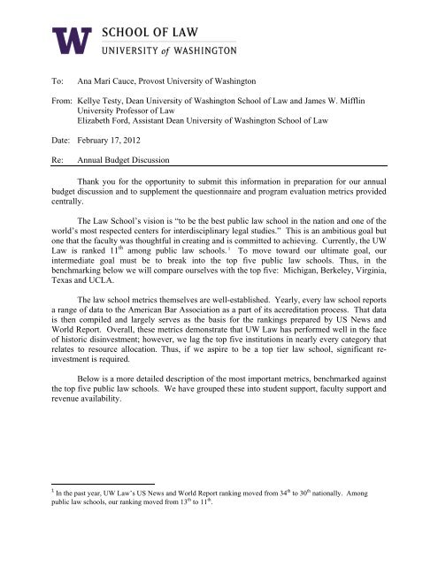 Budget Memo Law 2 - Office of Planning & Budgeting (OPB ...