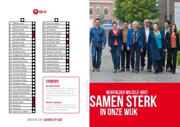in onze wijk - Leuven - SP.a