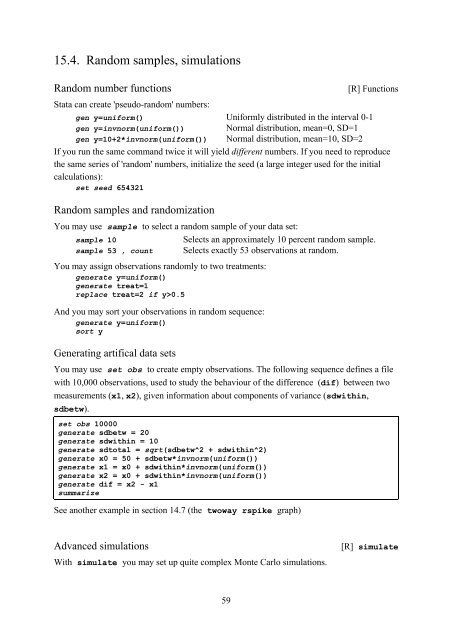 Introduction to Stata 8