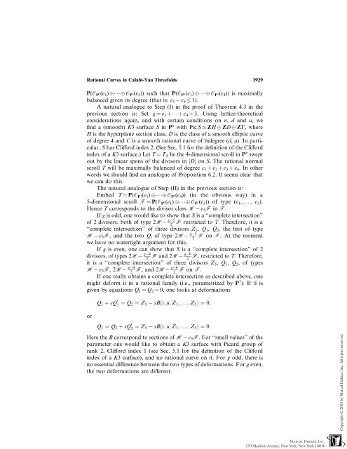 Rational Curves in Calabi-Yau Threefolds