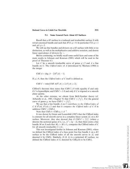Rational Curves in Calabi-Yau Threefolds