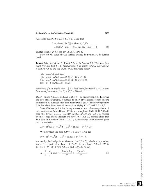 Rational Curves in Calabi-Yau Threefolds