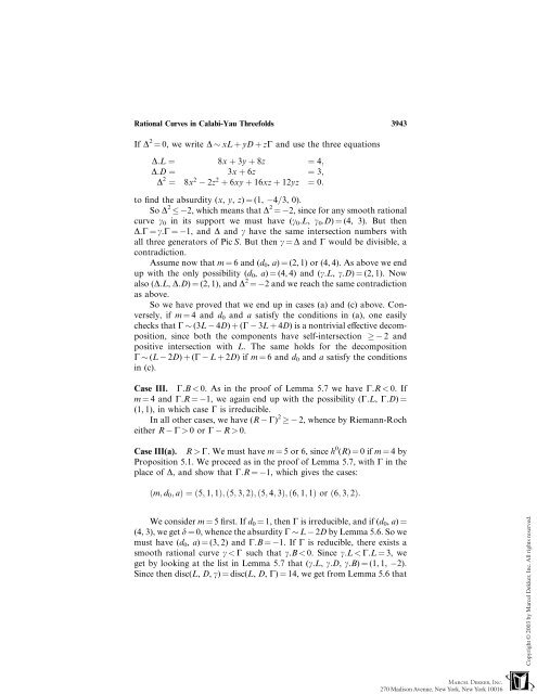 Rational Curves in Calabi-Yau Threefolds