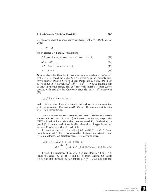 Rational Curves in Calabi-Yau Threefolds