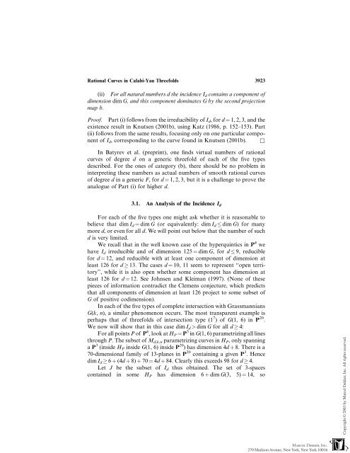 Rational Curves in Calabi-Yau Threefolds