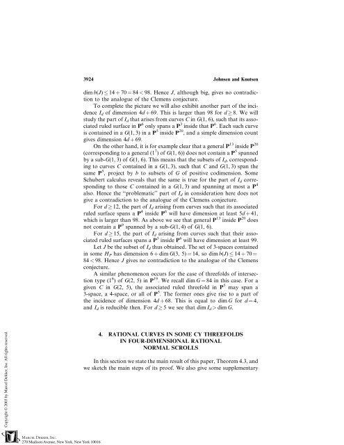 Rational Curves in Calabi-Yau Threefolds