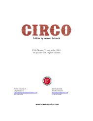 CIRCO PK - First Run Features