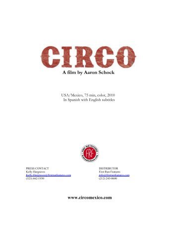 CIRCO PK - First Run Features