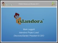 Islandora and SOAR Architectures - (lib.stanford.edu) include