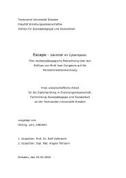 Escape - Medienpädagogik TU Dresden - Technische Universität ...