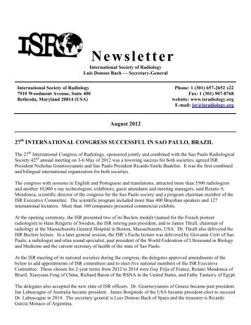 read - International Society of Radiology