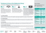 No. 1 No. 1 No. 1 - sz-media.de - Süddeutsche Zeitung