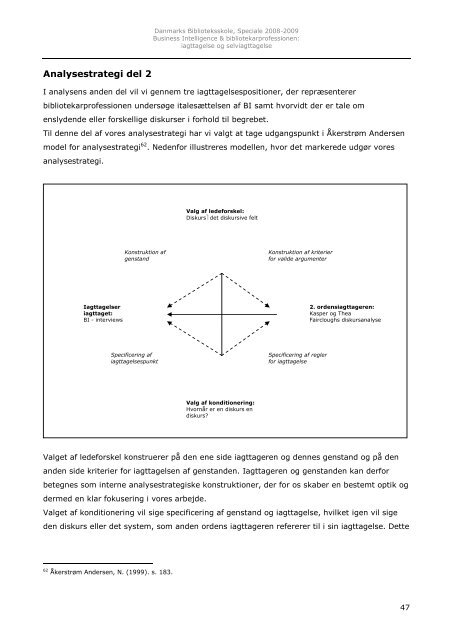 Business Intelligence & bibliotekarprofessionen ... - Forskning