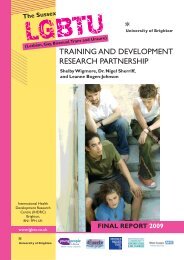 training and development research partnership - Young People in ...