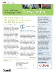 Your Health and a Changing Climate Newsletter Volume 2